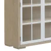 Pulaski Furniture P021776 Pulaski Accents - 5-Shelf Glass Door Bookcase - Natural Wood Finish