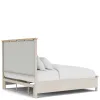 Riverside Furniture 79470-79473-79474 Glenndale - Queen Storage Bed - Aged White