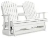 Ashley Furniture P111-835 Ashley Furniture P111-835 Hyland Wave - Glider Loveseat - White