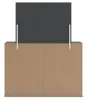 Ashley Furniture PCB3370B1 Fraluna - Dresser And Mirror - Charcoal