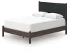 Ashley Furniture PCB2614B24 Pamytta - Queen Upholstered Panel Bed - Brown