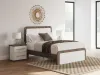 Ashley Furniture PCB1108B7 Ashley Furniture PCB1108B7 Kendanport - Queen Upholstered Bed - White / Brown
