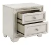 Pulaski Furniture P269-BR-K1-KIT16 Pulaski Furniture P269-BR-K1-KIT16 Camila - Queen Upholstered Bed, 2 Nightstands, Drawer Dresser With Mirror, Door Chest And Bench - Creamy White