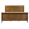 Liberty Furniture 175-BR-KSL Liberty Furniture 175-BR-KSL Grandpas Cabin - King Sleigh Bed - Aged Oak