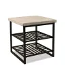 Riverside Furniture 77709 Riverside Furniture 77709 Capri - End Table - Alabaster Travertine