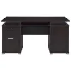 CoasterEveryday 800107 Tracy - 2-Drawer Office Computer Desk - Cappuccino