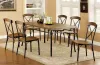 Furniture of America CM3827SC-2PK Crosby - Side Chair (Set of 2) - Natural Elm / Bronze