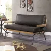 Furniture of America CM6077GY-LV Santiago - Loveseat - Dark Gray