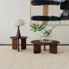 Coaster Fine Furniture 721998 Dale - Round Solid Mango Wood Coffee Table - Brown