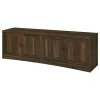 Coaster Fine Furniture 724123-SET Laughlin - 3 Piece Entertainment Center TV Stand - Dark Pine