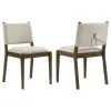 Coaster Fine Furniture 193662 Ottowa - Upholstered Dining Side Chair (Set of 2) - Brown
