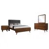 Coaster Fine Furniture 205131F-S4 Robyn - 4 Piece Full Bedroom Set - Dark Walnut