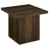 Coaster Fine Furniture 710888-S2 Devar - 2 Piece Square Coffee And End Table Set - Dark Pine
