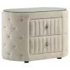 Coaster Fine Furniture 360111Q-S5 Sonya - 5 Piece Upholstered Queen Bedroom Set - Ivory