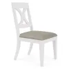Riverside Furniture 37220 Cora - X-Back Side Chair (Set of 2) - Cloud