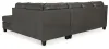 Ashley Furniture 47804S1 Valderno - 2-Piece Sectional With Raf Corner Chaise - Fog