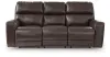 Ashley Furniture PCU6450615 Crossplex - Power Reclining Sofa With Adjustable Headrest - Smoke