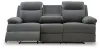 Ashley Furniture PC9140689 Ashley Furniture PC9140689 Side-Swipe - Reclining Sofa With Drop Down Table - Charcoal