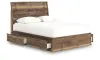 Ashley Furniture PCB3367B4 Ashley Furniture PCB3367B4 Chirason - Queen Panel Bed With Storage - Brown