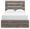 Ashley Furniture PCB2405B17 Ashley Furniture PCB2405B17 Graystorm - Full Panel Bed With Storage - Brown Gray