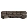 New Classic 28-U5853-5PS Gaia - 5 Piece P2 Power Sectional - Sable