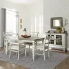 Liberty Furniture 661W-CD-5RLS Liberty Furniture 661W-CD-5RLS Whitney - 5 Piece Rectangular Table Set - Antique Linen / Weathered Gray