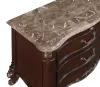 New Classic B532-040 Constantine - Nightstand With Marble Top - Cherry