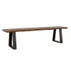 CoasterElevations 110183 Ditman - Live Edge Wood Dining Bench - Gray Sheesham