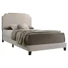 CoasterEveryday 310061KE Tamarac - Upholstered Eastern King Panel Bed - Beige