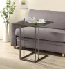 CoasterEveryday 902864 Pedro - Expandable C-Shaped Sofa Side Table - Weathered Gray