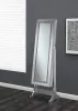 CoasterEssence 951017 Moore - Cheval Mirror With Jewelry Storage - Silver