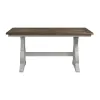 Intercon DK-TA-3676G-RFO-C Drake - Counter Table - Rustic White / French Oak