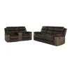 New Classic 20-U1816B-2NP Willow - 2 Piece Sofa & Loveseat - Brown