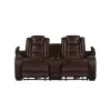 New Classic U5483-25-BRN New Classic U5483-25-BRN Chester - Reclining Console Loveseat - Brown