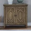Liberty Furniture 930-BR62 Carolina Park - 2 Door Bedside Chest With Charging Station - Amber Brown