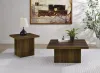 Coaster Fine Furniture 710888-S2 Devar - 2 Piece Square Coffee And End Table Set - Dark Pine