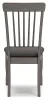 Ashley Furniture D194-01 Shullden - Dining Room Side Chair (Set of 2) - Gray