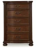 Ashley Furniture B764-46 Lavinton - Five Drawer Chest - Brown