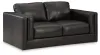 Ashley Furniture 57405/38/35/23/14 Amiata - 4 Pc. - Sofa, Loveseat, Chair And A Half, Ottoman - Onyx