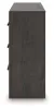 Ashley Furniture B3789-31 Prendonea - Six Drawer Dresser - Charcoal