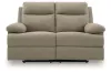 Ashley Furniture PC9140586 Side-Swipe - Reclining Loveseat - Mocha