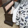 Pulaski Furniture P012-BR-K2-KIT2 Pulaski Furniture P012-BR-K2-KIT2 Caldwell - Queen Storage Bed With 2 Nightstands - Smoked Molasses