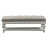 Liberty Furniture 244-BR47 Magnolia Manor - Bed Bench - Antique White