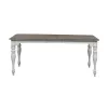 Liberty Furniture 244-CD-5LTS Magnolia Manor - 5 Piece Leg Table Set - Antique White & Weathered Bark