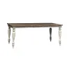 Liberty Furniture 661W-T4074 Whitney - Rectangular Leg Table - Antique Linen / Weathered Gray