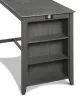 New Classic D3651-60CS-GRY Amy - 5 Piece Counter Dining Set (Table With Storage & 4 Chairs) - Gray