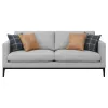 CoasterElevations 508681-S2 Apperson - 2 Piece Upholstered Track Arm Sofa Set - Light Gray