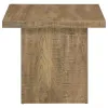 Coaster Fine Furniture 708067 Devar - Square Engineered Wood End Table - Mango Brown
