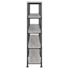 CoasterEveryday 801544 Analiese - 4-Shelf Double Bookshelf - Gray Driftwood