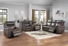 New Classic 20-U1798-3NP New Classic 20-U1798-3NP Quade - Manual 3 Piece Sofa & Loveseat & Recliner - Mocha